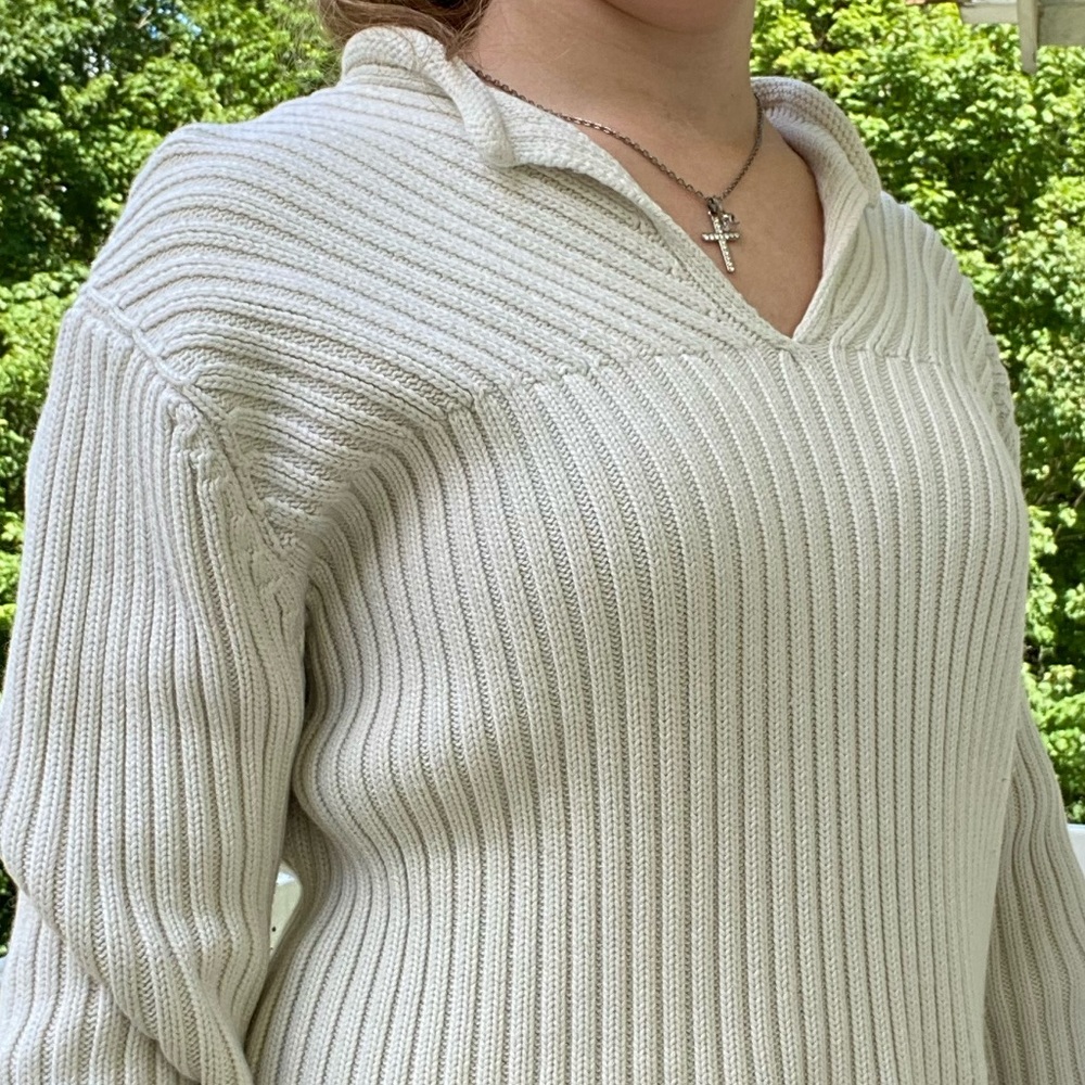 White sweater